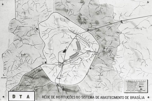 Rede de instituições do sistema de Abastecimento de Brasília, ca. 1959