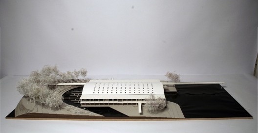 Ensa Toulouse – Trabalho Final de Graduação, Centre d’interprétation, l’île du Ramier, Franck Martinez e Jean-François Marti (estudantes que fizeram intercâmbio na FAU/UFRJ em 2017), Orientador Florent Roucoules, 2018