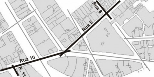 Figura 05b. Distância topológica em malha viária