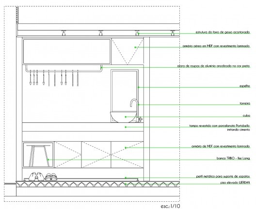 Vila Flores, prancha do trabalho do aluno Jefferson Scapineli (detalhe), 2015/2