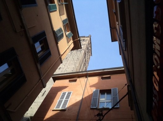 Bologna, torre, janeiro de 2014