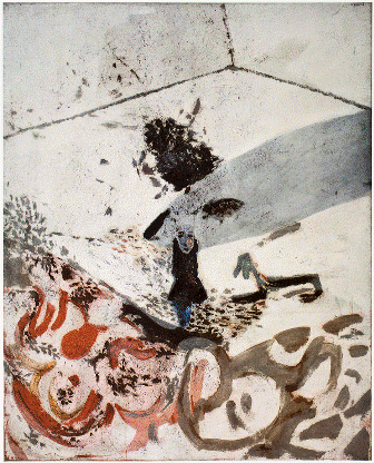 Jorge Castillo, Persona sin importancia. Óleo sobre tela, 150x100 cm, 1963