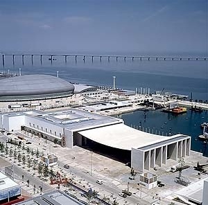Pavilhão da Expo 98 em Lisboa, Portugal