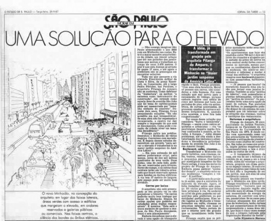 Reportagem de Leila Kiyomura Moreno, Jornal da Tarde, São Paulo, 29 de setembro de 1987