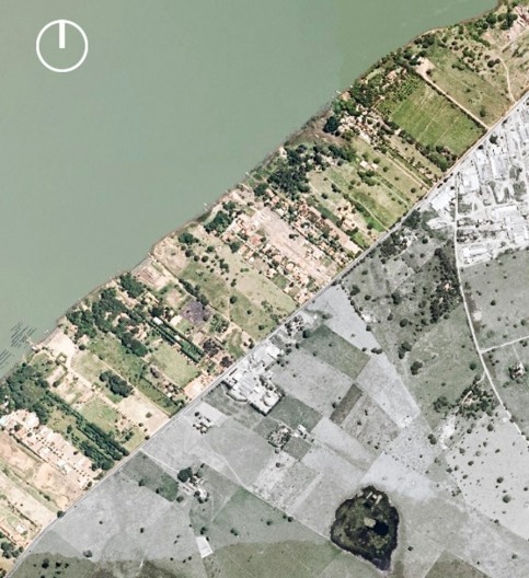 Ortofoto dos novos loteamentos