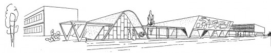 Ginásio e Escola Normal Maria Auxiliadora, Barretos. Arquiteto Oswaldo Corrêa Gonçalves