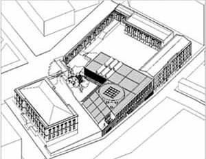 4. Multipalco Theatro São Pedro, axonométrica, Porto Alegre RS, 1996 (33)