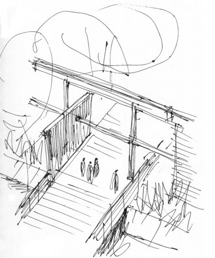 Rosa Grena Kliass Arquitetura Paisagismo, Parque da Juventude. Croquis José Luiz Brenna