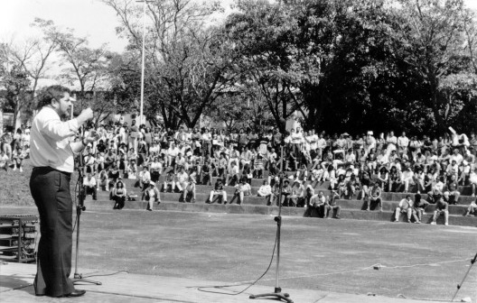 Luiz Inácio Lula da Silva em ato contra a impunidade, jul. 1992