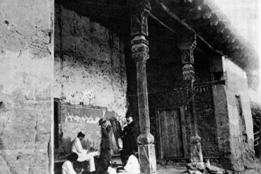 Casa do Padre Inácio em 1916, na oportunidade da visita de Washington Luís, Victor Dubugras e Aguiar de Andrade