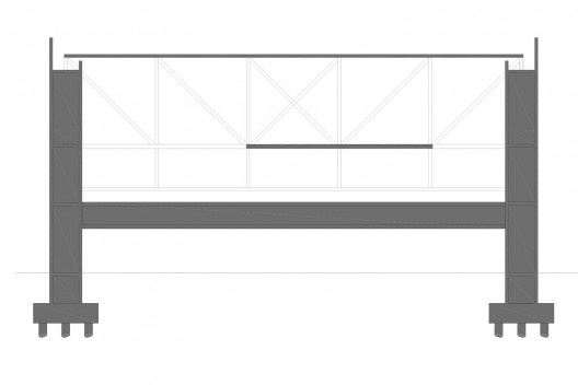 Loja Forma, sistema estrutural, São Paulo SP Brasil, 1987. Arquiteto Paulo Mendes da Rocha