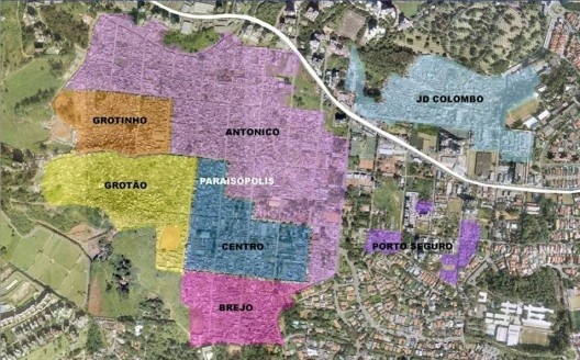 O Jardim Colombo no “complexo” Paraisópolis