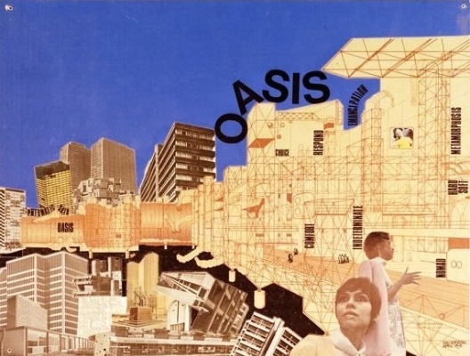 Oasis Collage, Archigram, Ron Herron