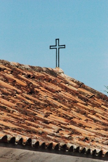Cobertura em telhas cerâmicas da Capela Nossa Senhora do Rosário