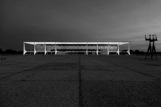 Palácio do Planalto, Brasília, Brasil. Arquiteto Oscar Niemeyer