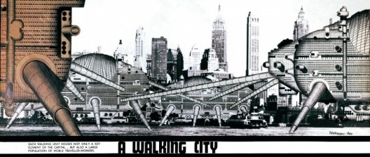 Walking City, Archigram, Ron Herron