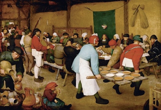 O casamento do camponês, Pieter Bruegel (o velho), 1567