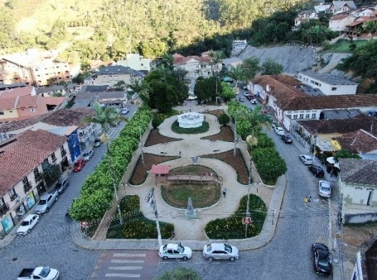 Praça Augusto Ruschi em Santa Teresa ES