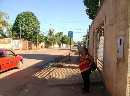 Ponto de ônibus da rua Pitanga, Porto Velho RO