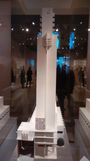 Maquete do Pavilhão de Turismo apresentada na exposição Quand l’art déco seduit le monde, 2014-Paris