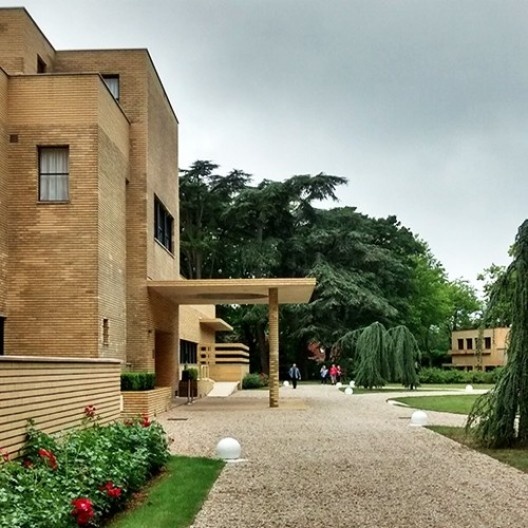Villa Cavrois, vista leste, Roubaix, França. Arquiteto Mallet-Stevens