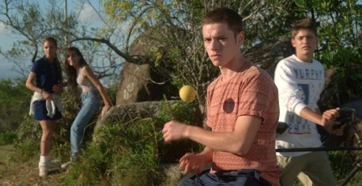 Nicolas Vargas como Bonobo, filme Prova de coragem, de Roberto Gervitz Foto divulgação, filme Prova de coragem