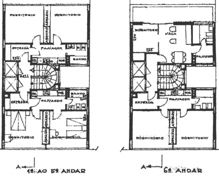 Fig.12 - Edifício Oswaldo Dorchat, São Paulo, Rino Levi, 1946. Planta tipo
