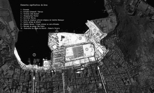 Vista aérea da área central de Niterói