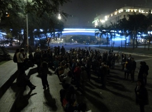 Passeio noturno com o arquiteto Michel Gorski, com visita ao Vale do Anhangabaú e apresentação sobre o projeto original, 2015