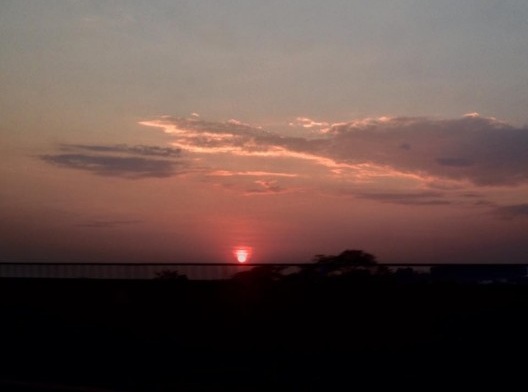 Por-do-sol em Araraquara