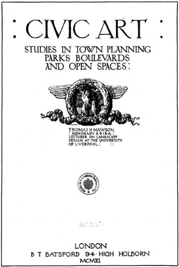 Thomas Mawson publicou sua principal obra, Ciciv Art, logo após o congresso. Prestes Maia utilizou a forma e organização do livro para a concepção de seu Plano de Avenidas, em 1930
