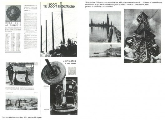 Documentação da revista USSR in Construction, 1931
