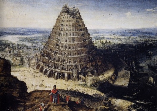 Torre de Babel, pintura de Lucas van Valckenborch, 1594, Museu do Louvre