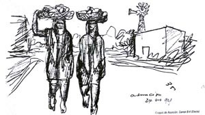 Esboçoo de Le Corbusier, Assunção, 1928