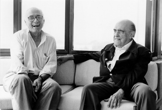 Lelé e Oscar Niemeyer, 1997