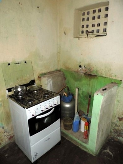 Exemplar da precariedade das instalações hidráulicas nas HCPAs estudadas