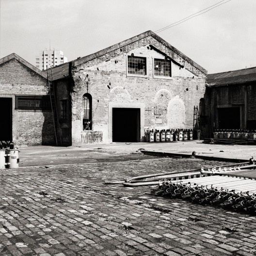 Antigo matadouro da Vila Mariana, atual sede da Cinemateca Brasileira, onde passam dois cursos d’água enterrados