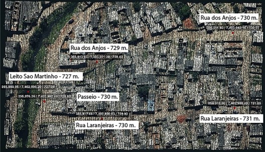 Mapeamento altimétrico — Lidar — Modelo Digital de Elevação (MDE)