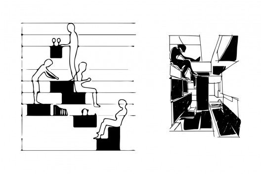 Final Wooden House, diagrama e perspectiva