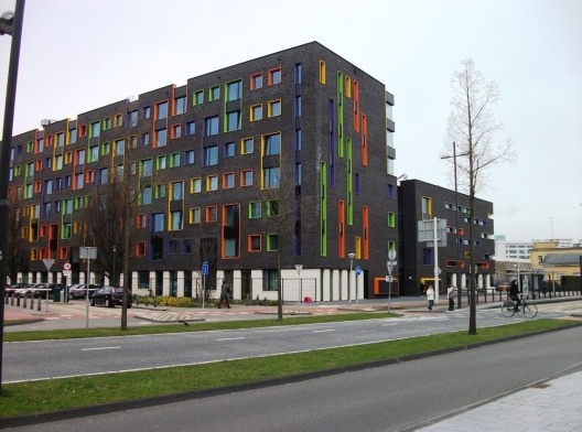 Habitação estudantil Cederlaan, Eindhoven, Arquitetos Vissers e Roelands, maio 2015