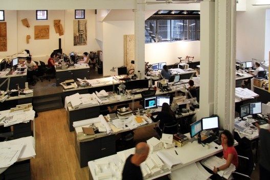 Ateliê do escritório TWBT, de Tod Williams e Billie Tsien