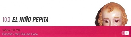 Altar inflável do Niño Pepita; Rosto do Niño Pepita. Foto Claudia Llosa