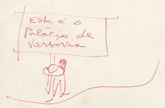 Estudo de Lina Bo Bardi para a cenografia (detalhe),1985