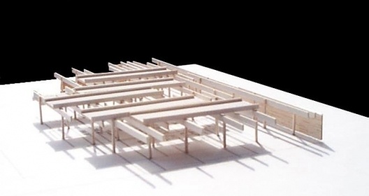 Casa Jardí 03, maquete detalhe. Igualada, Barcelona. Arquitetos Manuel Bailo e Rosa Rull, 2007