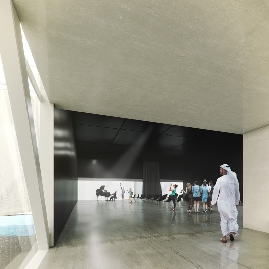 Pavilhão do Brasil Expo Dubai 2020, maquete eletrônica do espaço expositivo e foyer, Dubai/Emirados Árabes Unidos, 2018. Arquitetos José Paulo Gouvêa, Marta Moreira, Martin Benavidez e Milton Braga