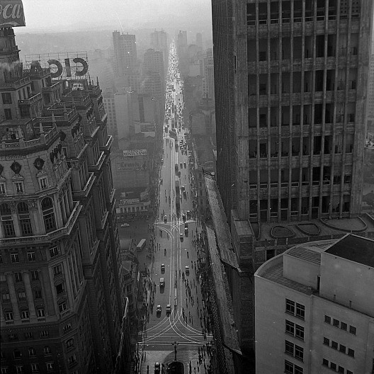 Vista da avenida São João, São Paulo, década de 1950