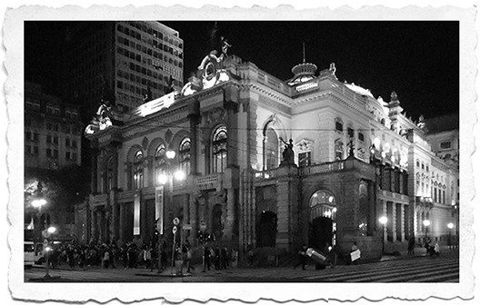 Fachada do Teatro Municipal de São Paulo