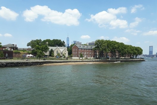 Chegada a Governors Island