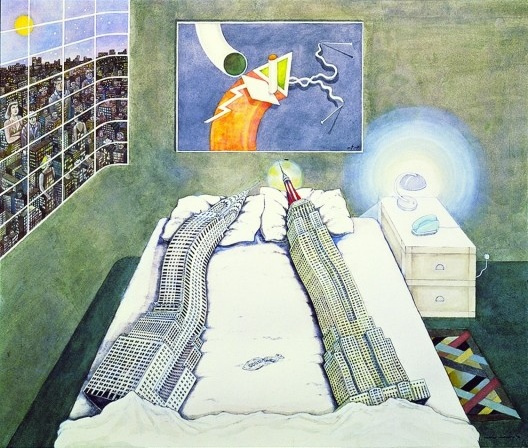 Madelon Vriesendorp, Après l'amour, ilustração do livro Nova York delirante, de Rem Koolhaas