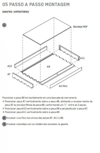 Manual de fabricação e montagem da materioteca (excerto)